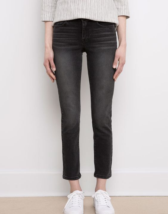 Calça capri jeans feminina