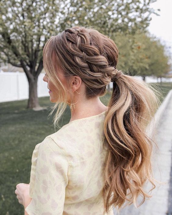 Penteado rabo de cavalo