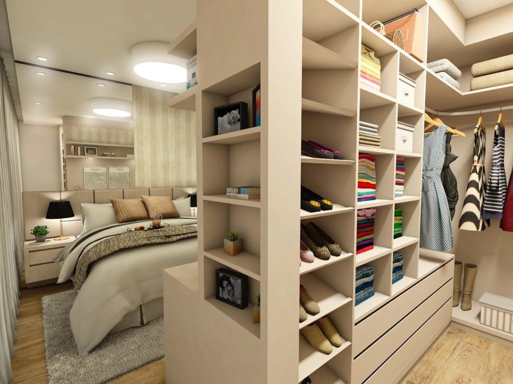 Quarto com closet